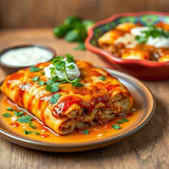 Easy Chicken Enchiladas - Traditional Recipe